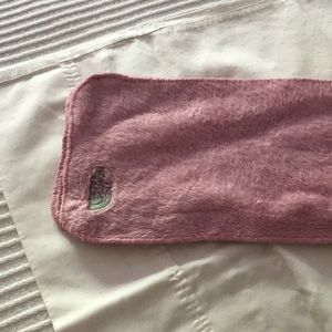 Girls pink north face scarf